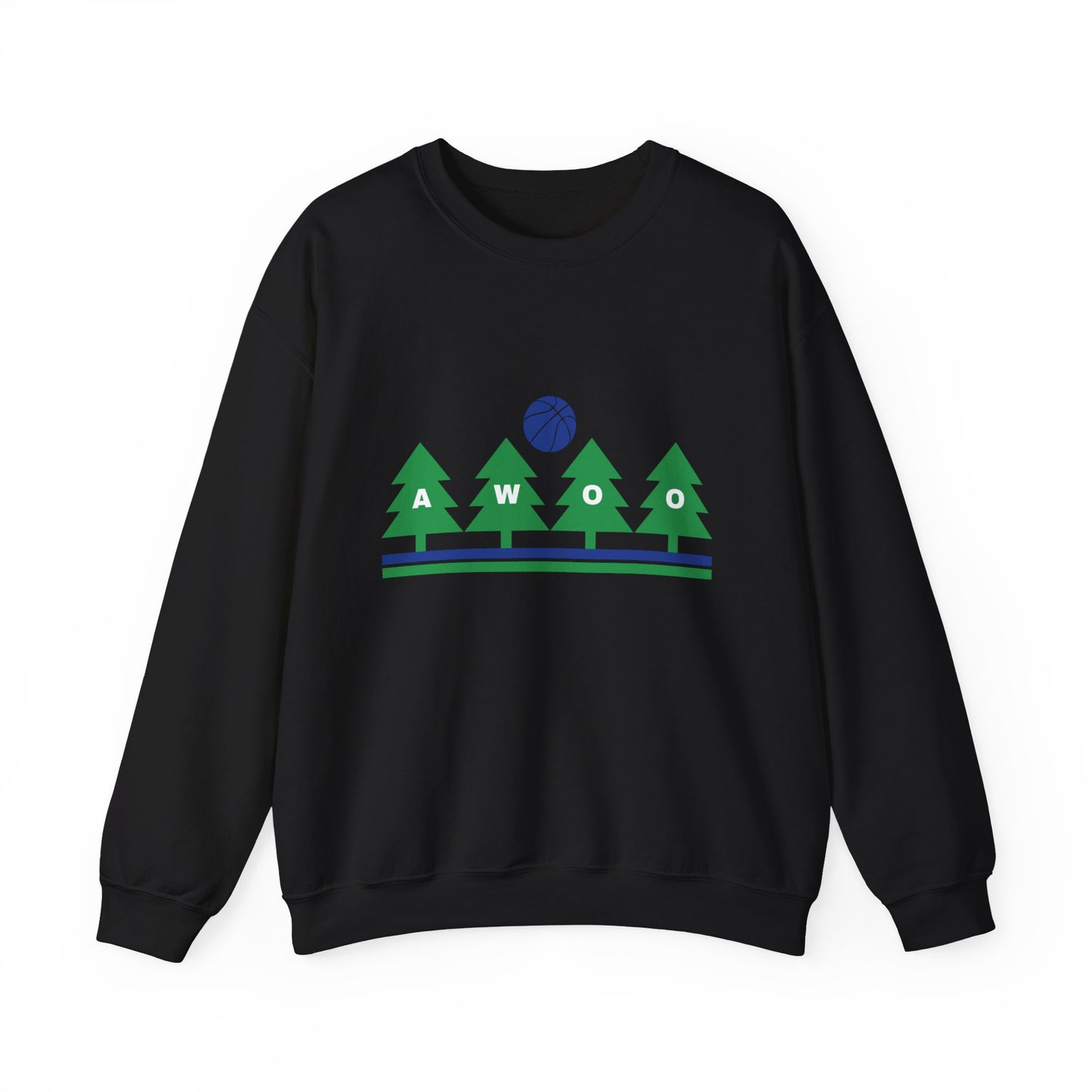 Awoo Blue & Green | Crewneck Sweatshirt