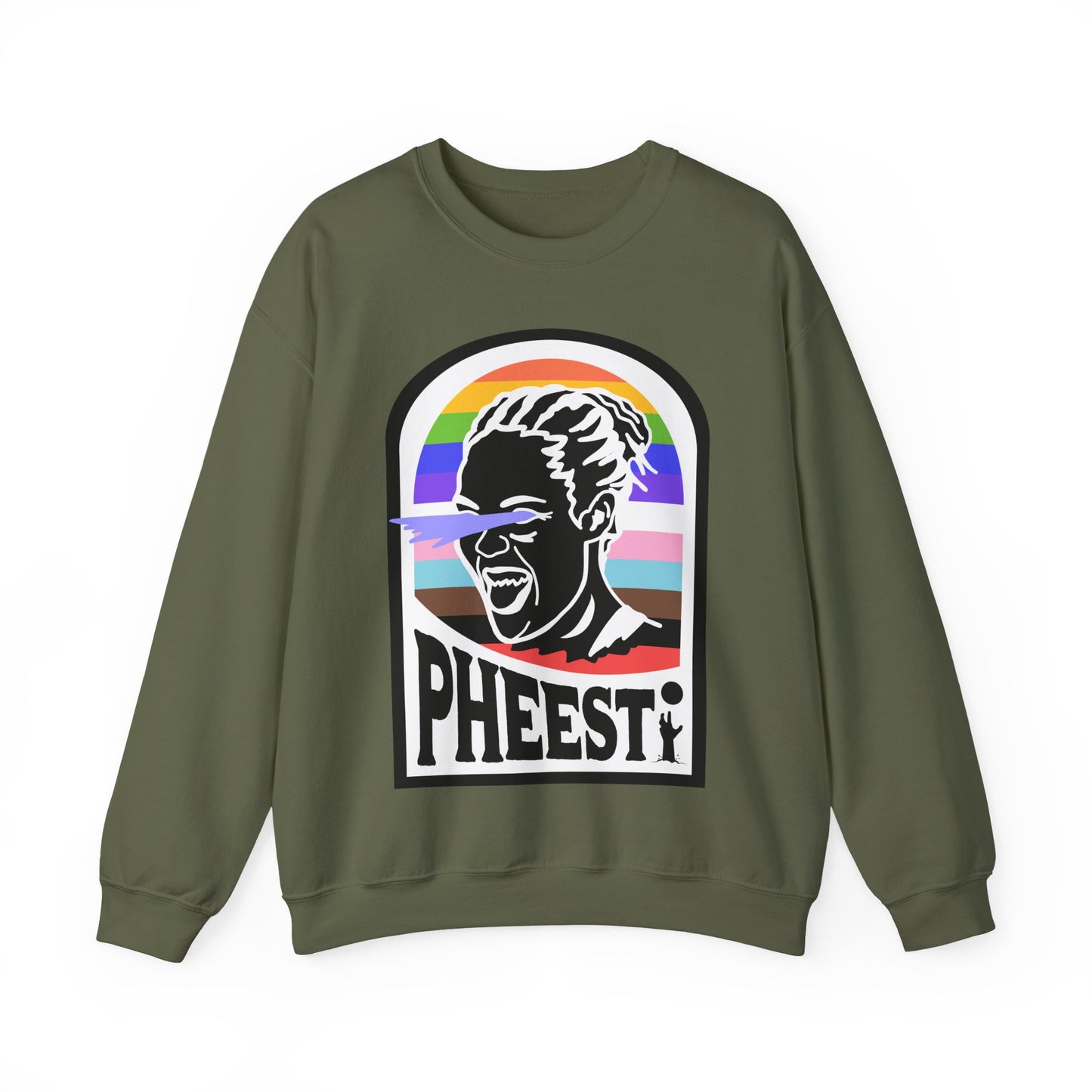 PHEEST | Napheesa Collier Rainbow Unisex Crewneck Sweatshirt