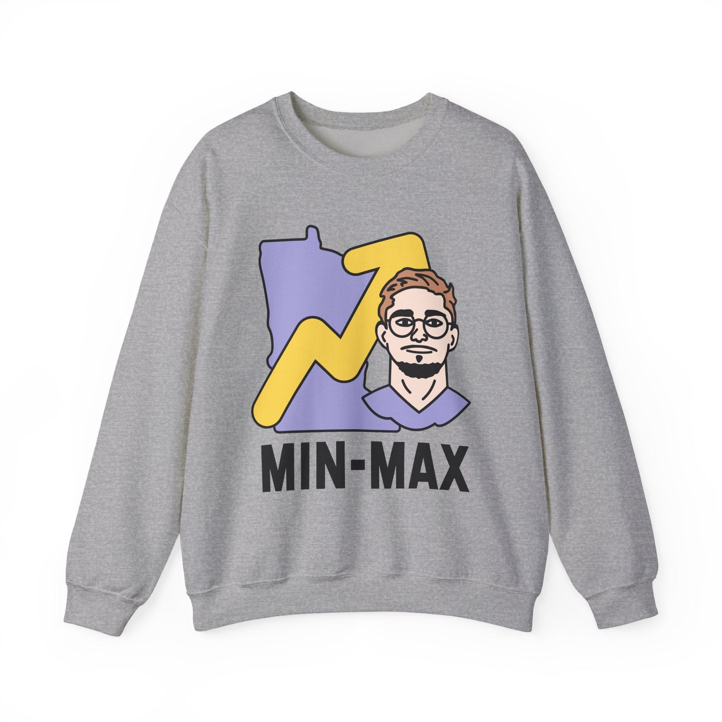 Max Brosmer - MIN MAX | Max Brosmer Unisex Crewneck Sweatshirt