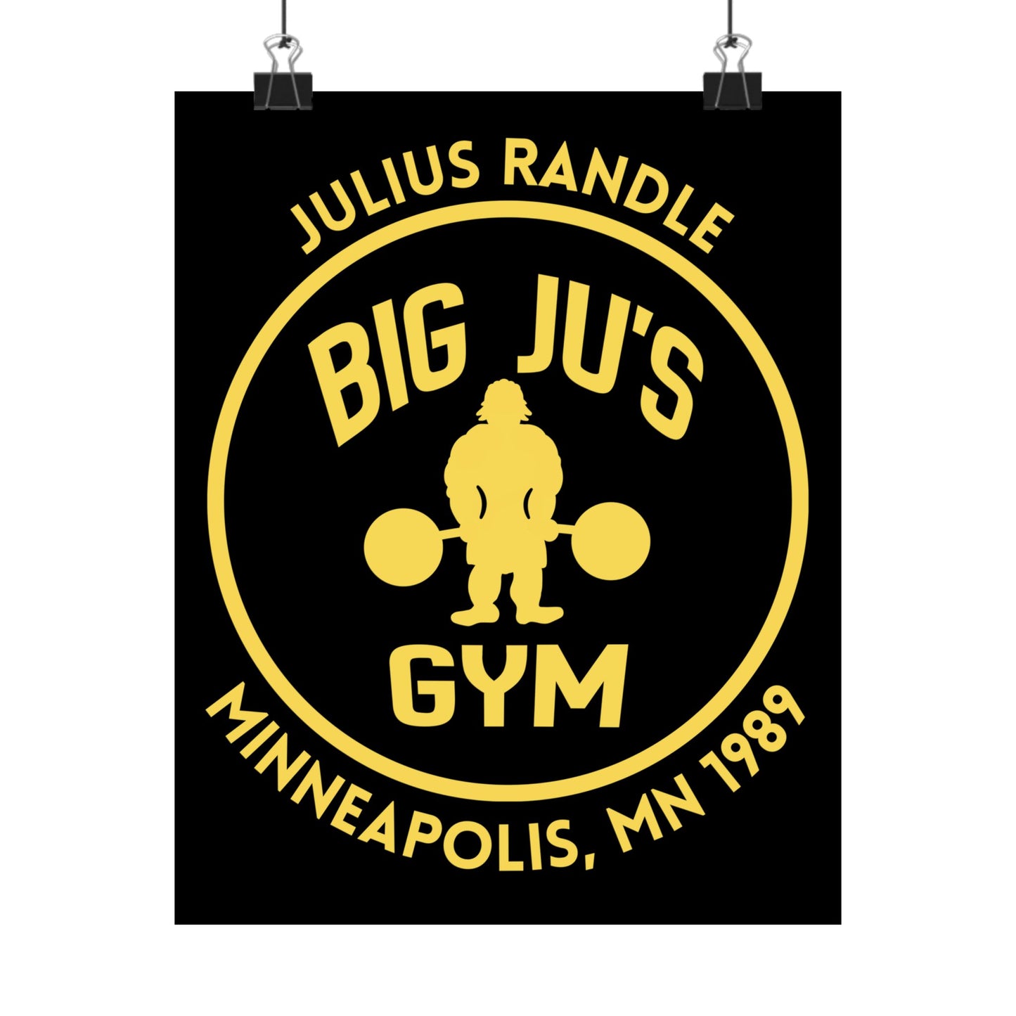 Julius Randle - Big Ju's Gym | Julius Randle (18 x 24 Inch) Or (8 x 10 Inch) Poster
