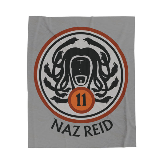 Naz Reid Medusa Orange | Velveteen Plush Blanket