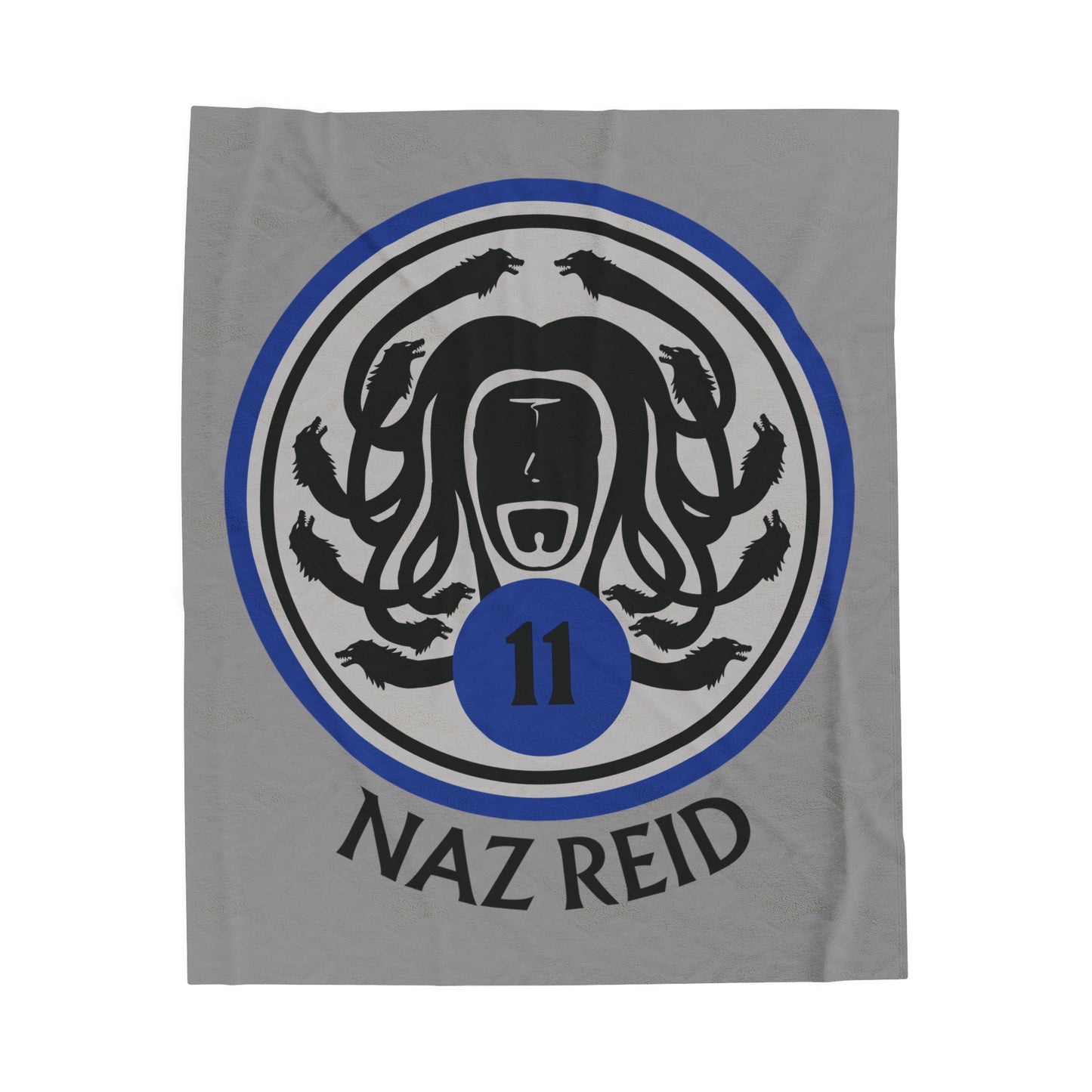 Naz Reid Medusa Blue | Velveteen Plush Blanket