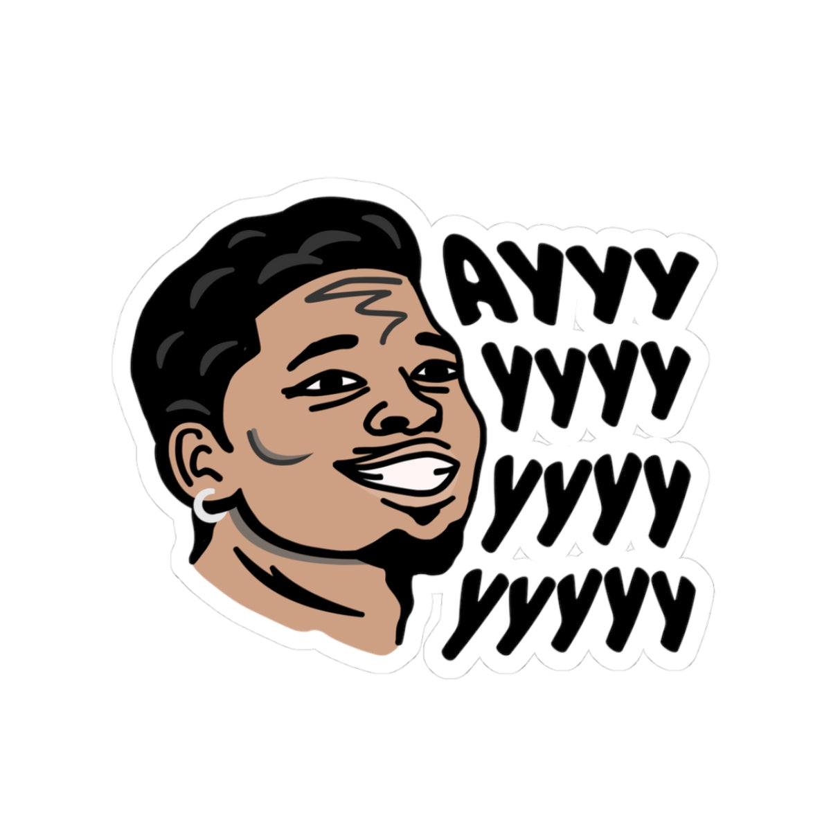 Anthony Edwards - AYYYY | Anthony Edwards 3 x 3 Inch Sticker