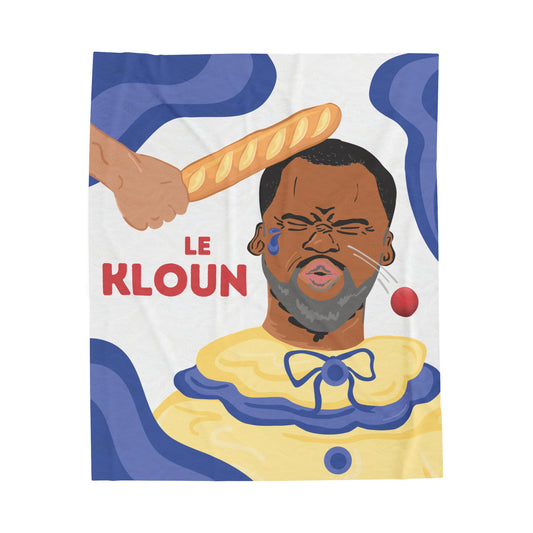 Le Kloun | Velveteen Plush Blanket