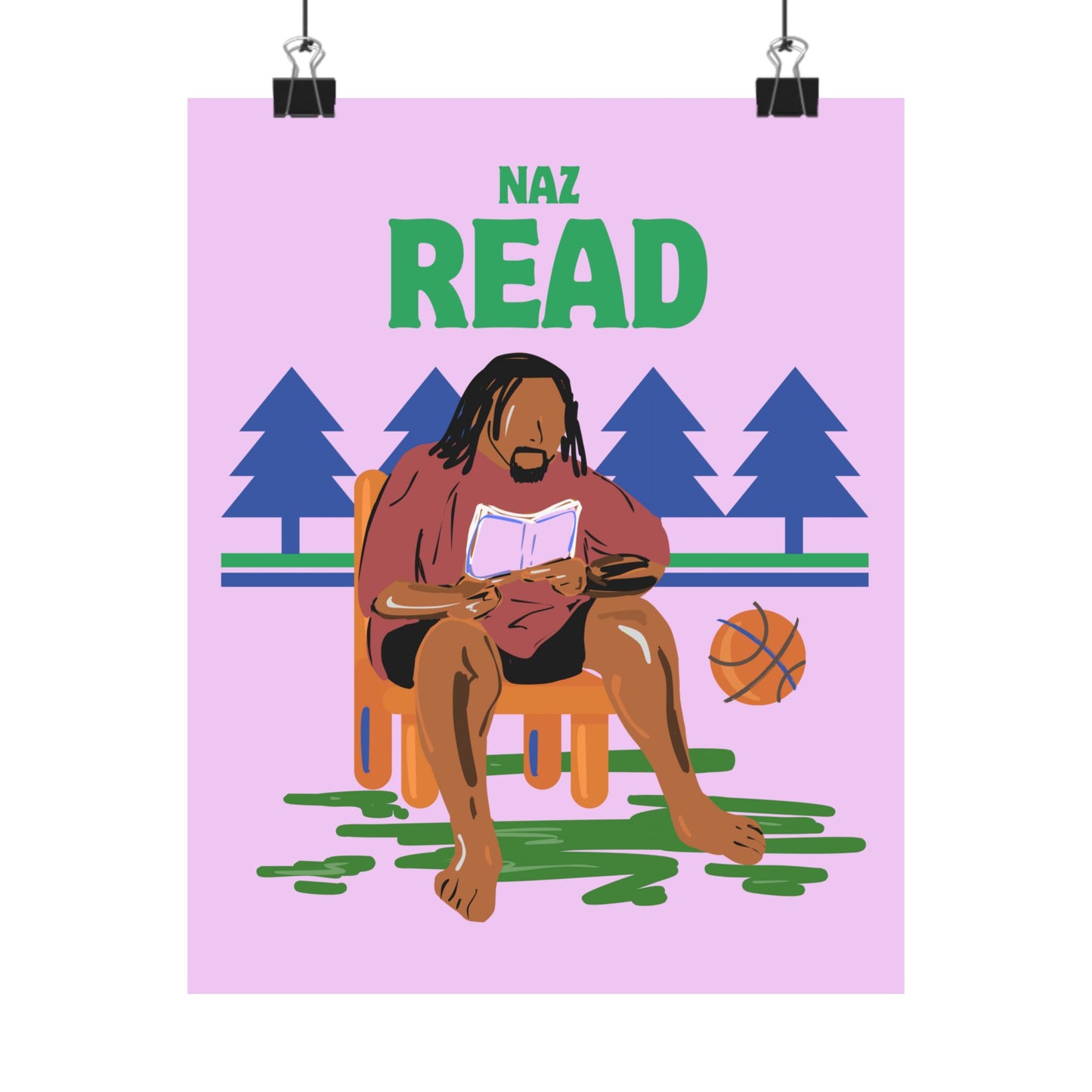 Naz Read | Naz Reid (18 x 24 Inch) And/Or (8 x 10 Inch) Poster