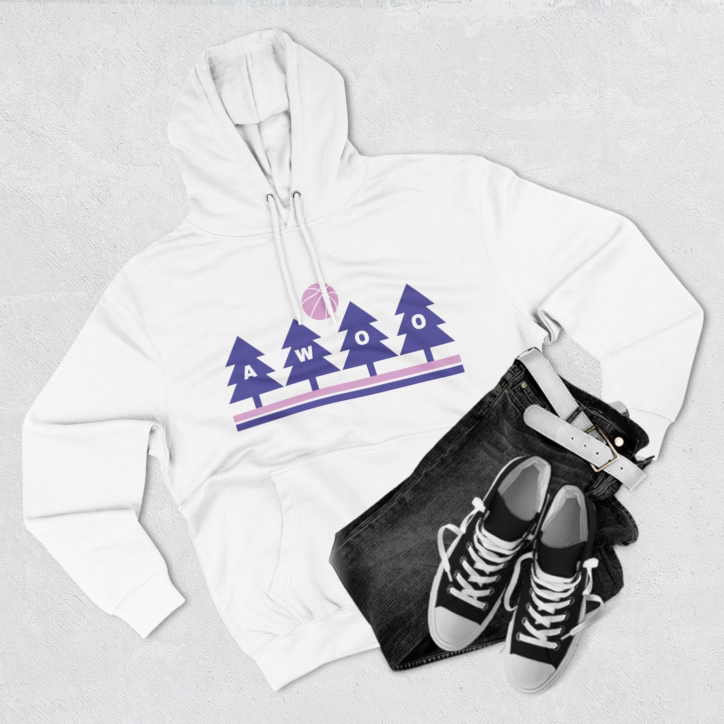 Awoo Purple & Pink | Hooded Sweatshirt