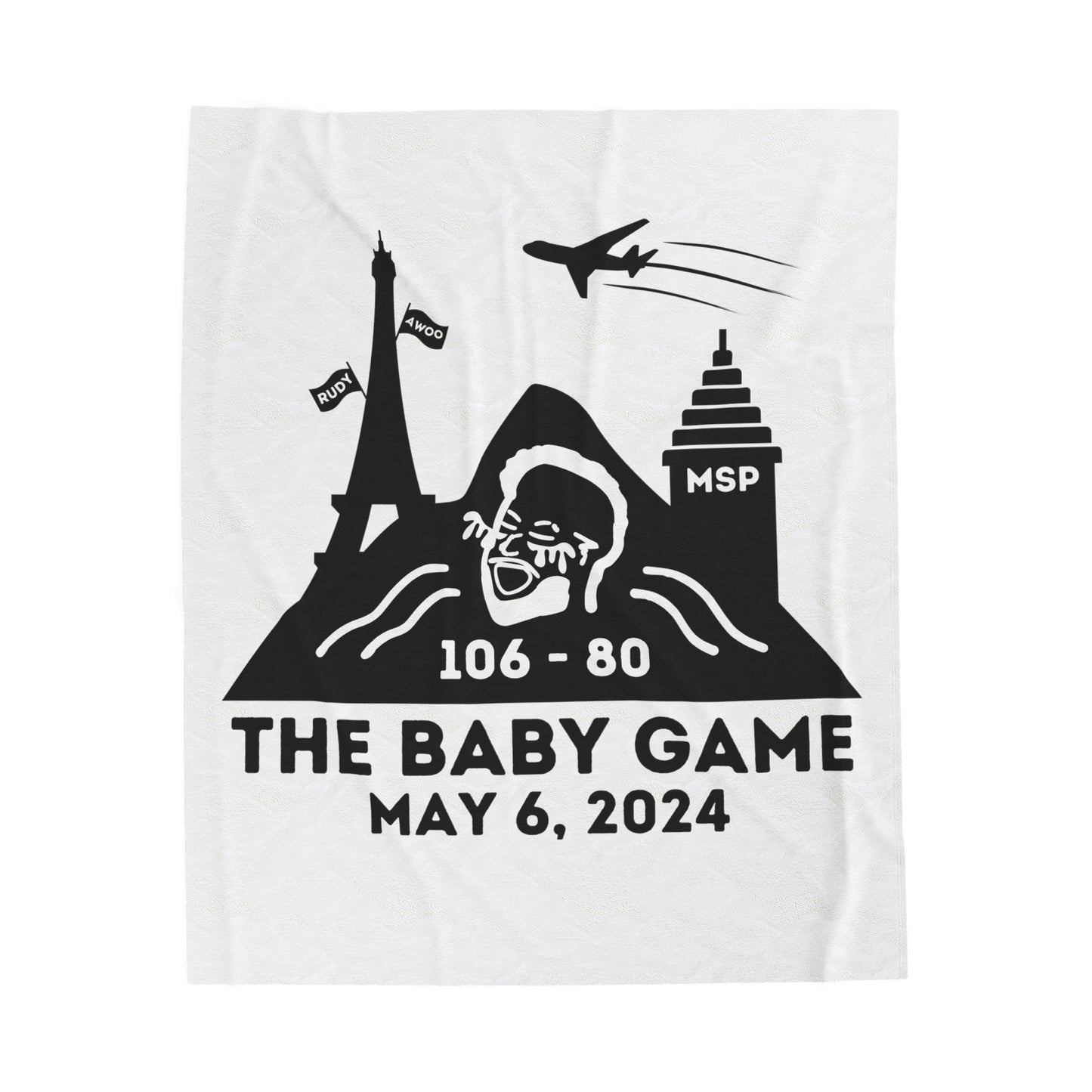 The Baby Game | Velveteen Plush Blanket