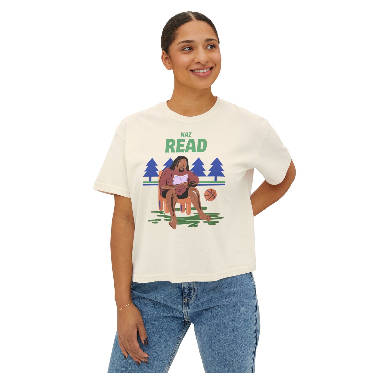 Naz READ | Naz Reid WOMEN'S Boxy T-Shirt