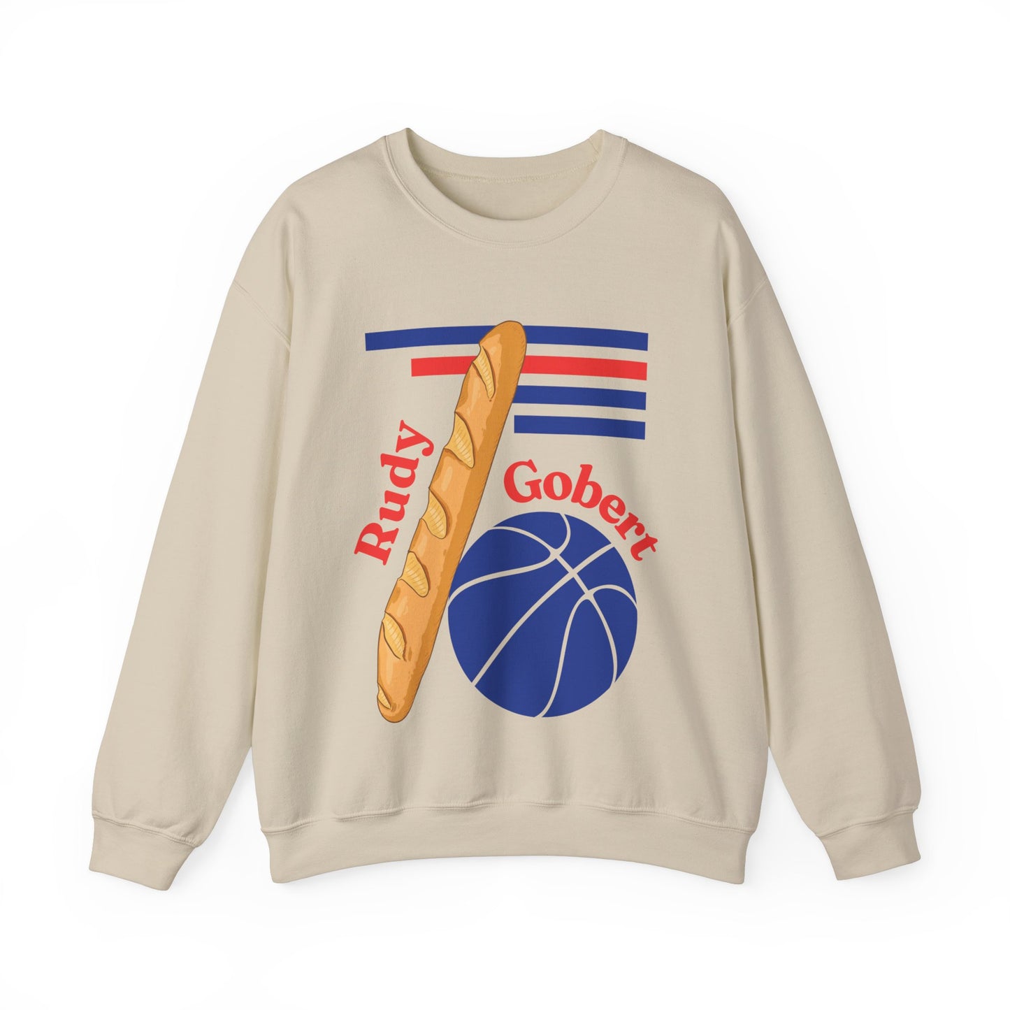 Rudy Gobert Red & Blue | Crewneck Sweatshirt