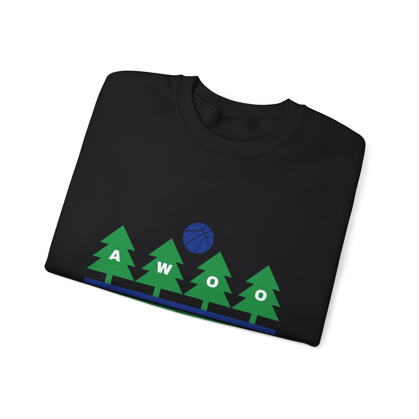 Awoo Blue & Green | Crewneck Sweatshirt