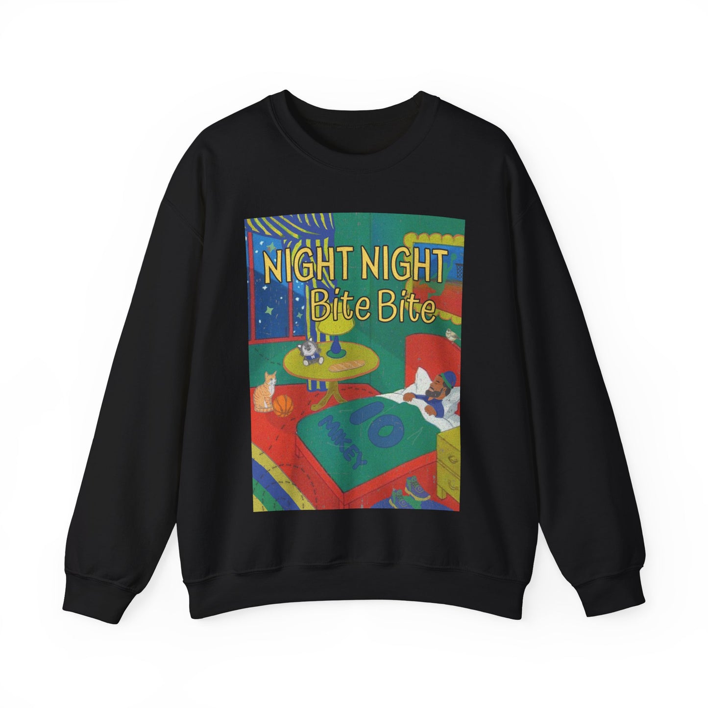 Night Night Bite Bite | Crewneck Sweatshirt