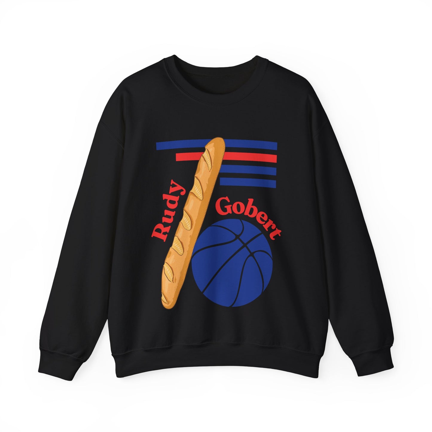 Rudy Gobert Red & Blue | Crewneck Sweatshirt