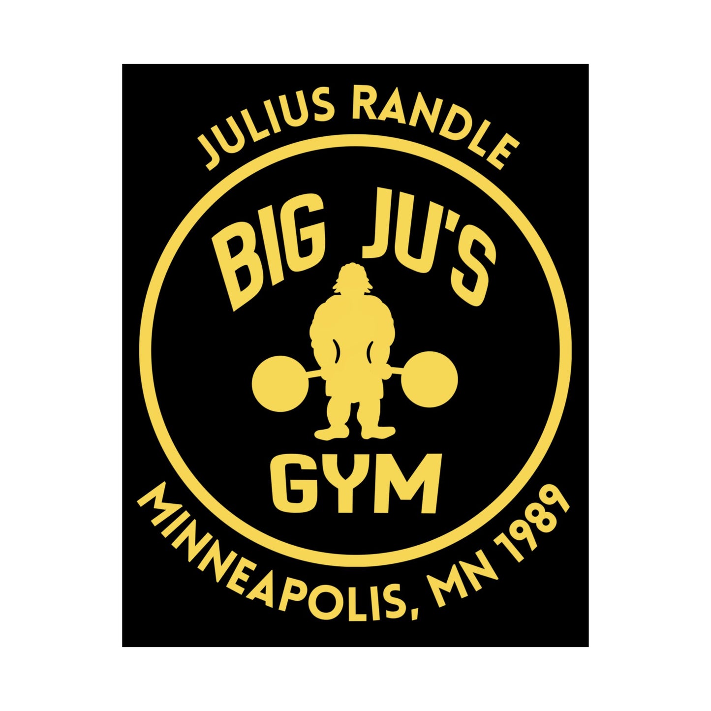 Julius Randle - Big Ju's Gym | Julius Randle (18 x 24 Inch) Or (8 x 10 Inch) Poster