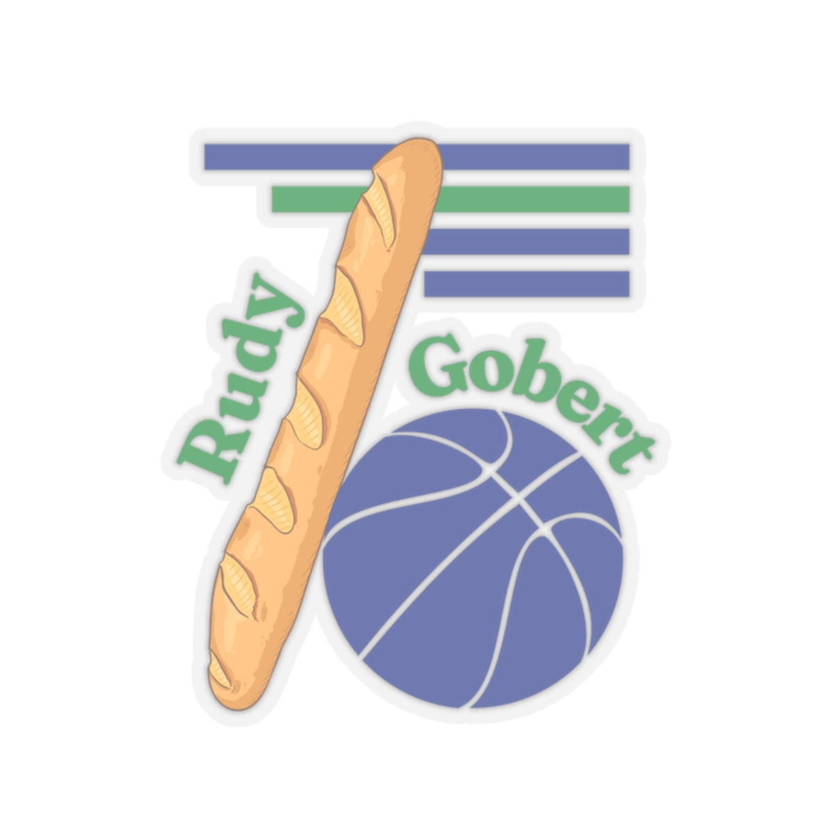 Rudy Gobert Blue | Sticker