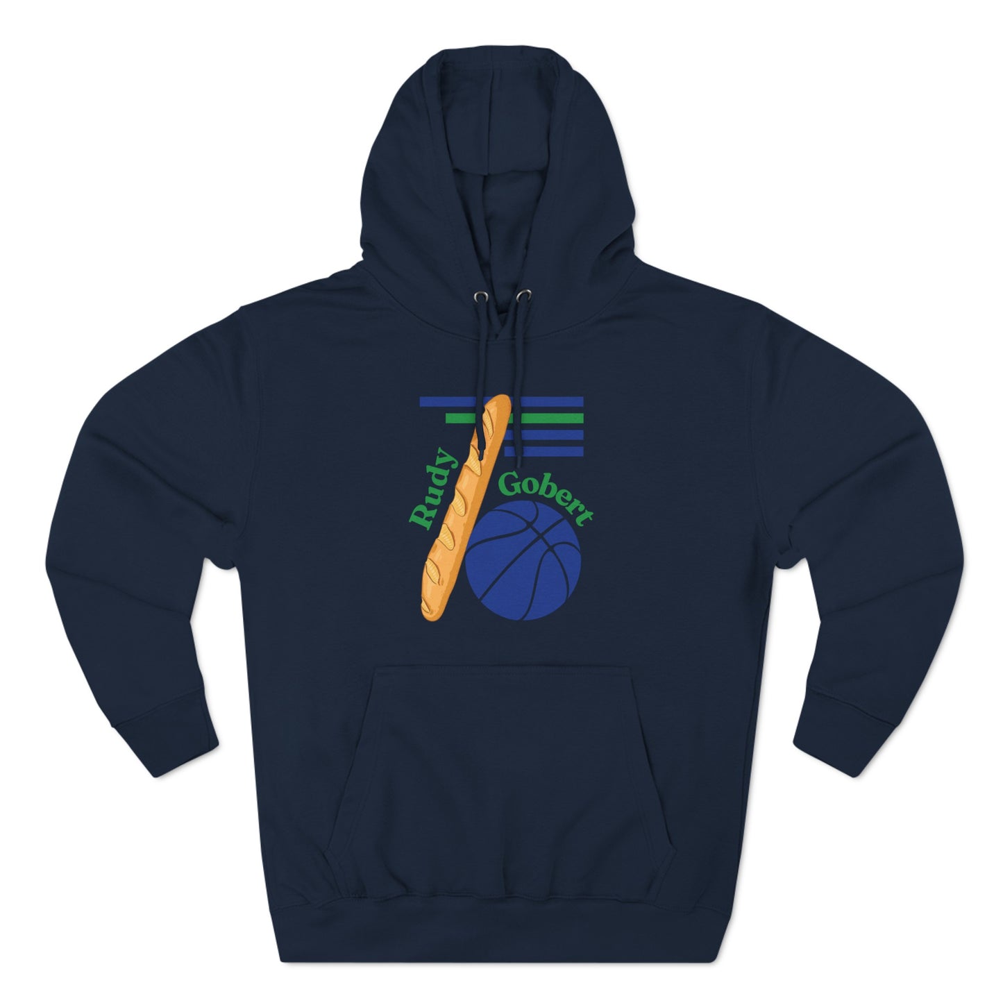 Rudy Gobert Blue | Hooded Sweatshirt