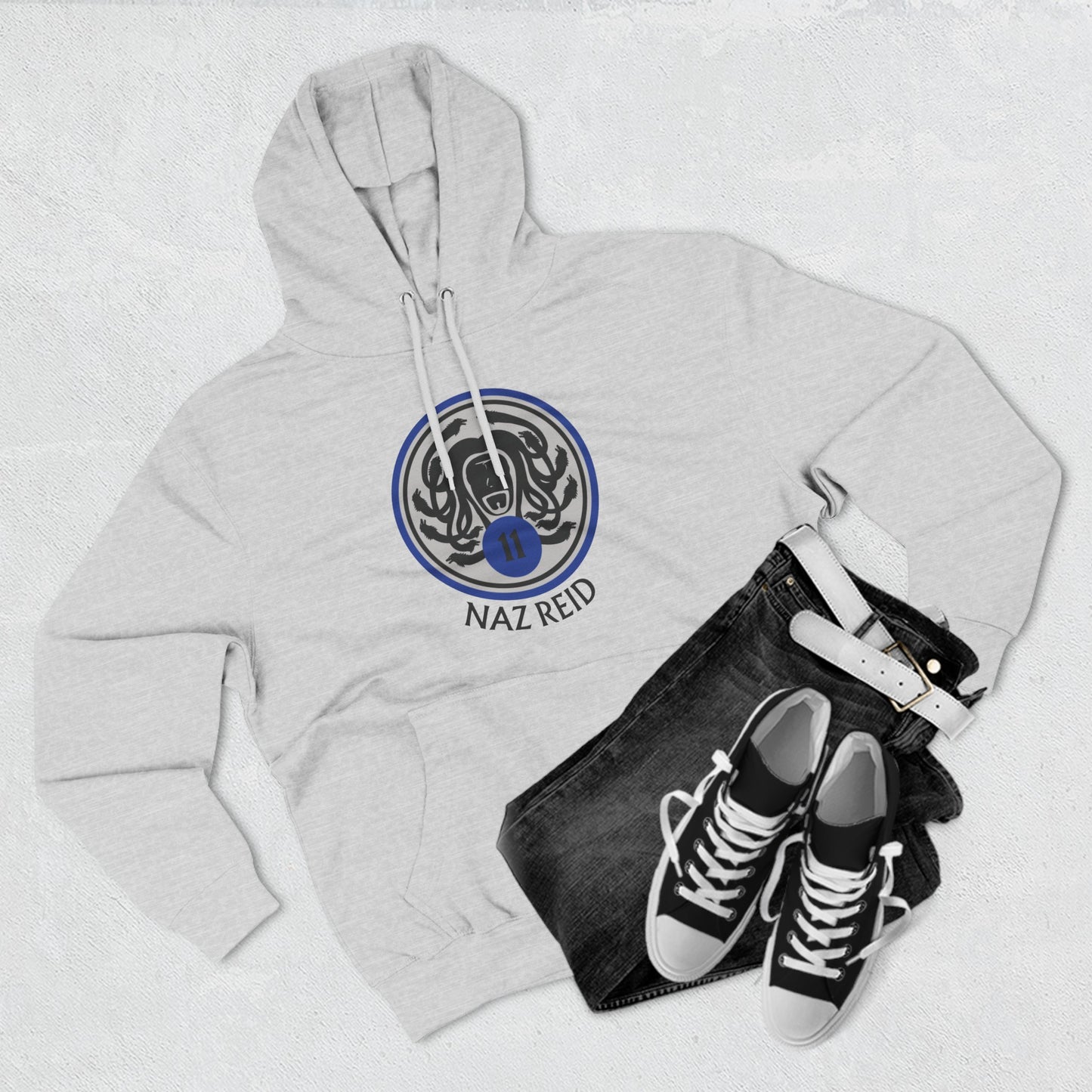 Naz Reid Medusa Blue | Hooded Sweatshirt