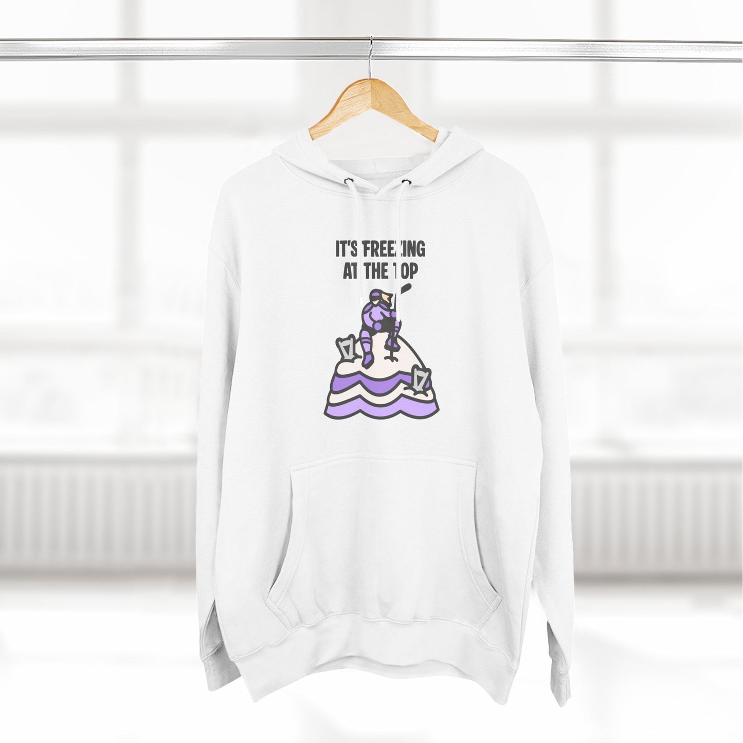Minnesota Hockey - It's Freezing At The Top | Minnesota Hockey Unisex Hooded Sweatshirt