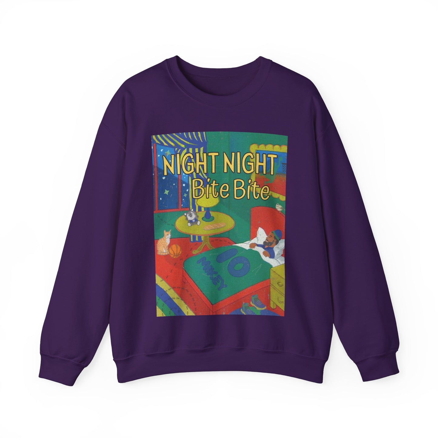 Night Night Bite Bite | Crewneck Sweatshirt