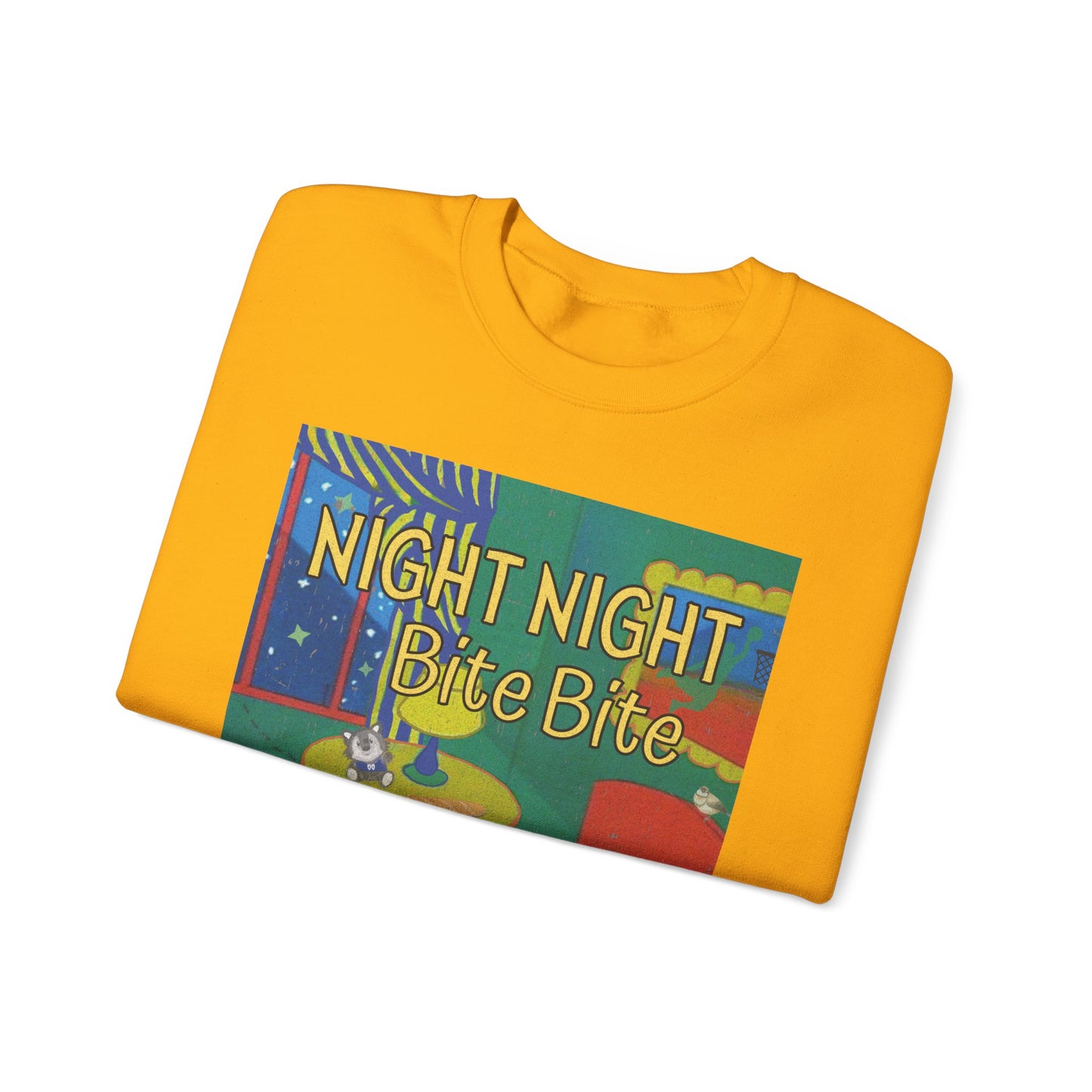 Night Night Bite Bite | Crewneck Sweatshirt