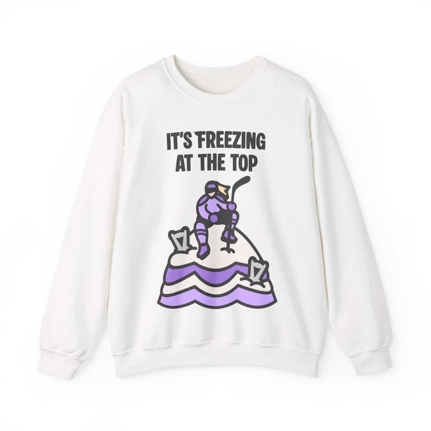 Minnesota Hockey - It's Freezing At The Top | Minnesota Hockey Unisex Crewneck Sweatshirt