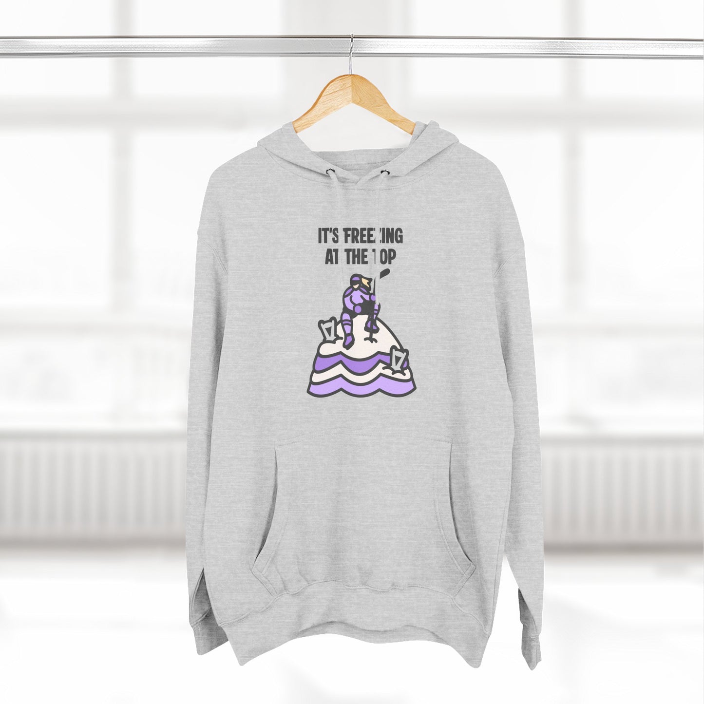 Minnesota Hockey - It's Freezing At The Top | Minnesota Hockey Unisex Hooded Sweatshirt