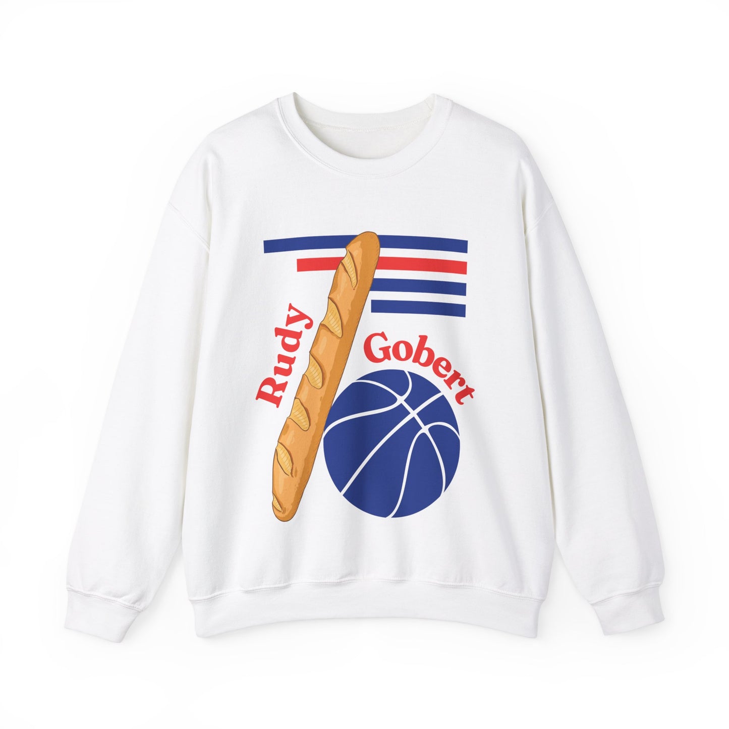 Rudy Gobert Red & Blue | Crewneck Sweatshirt