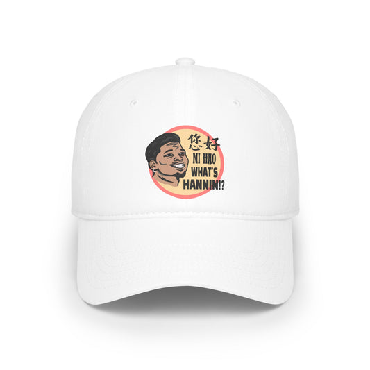 Anthony Edwards - Ni Hao What's Hannin!? | Anthony Edwards PRINTED Velcro-Adjustable Hat
