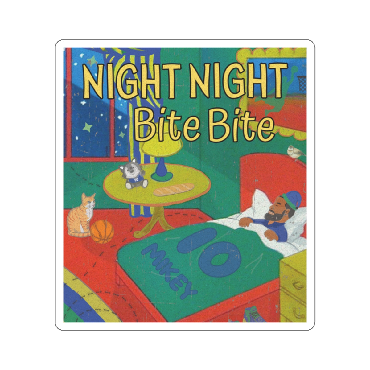 Night Night Bite Bite | Sticker