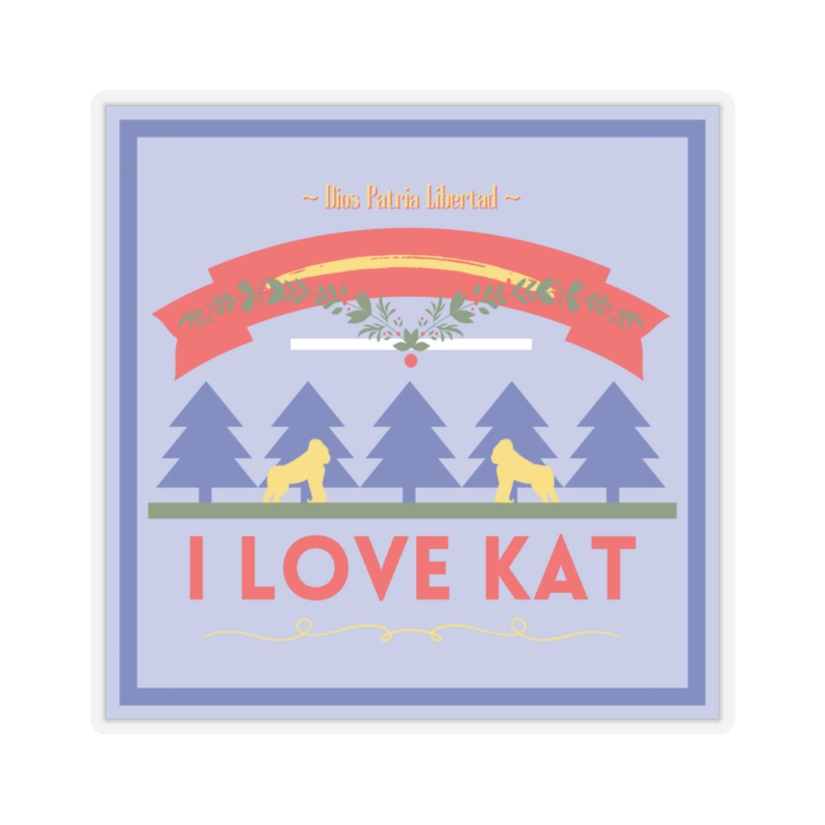 I LOVE KAT | Sticker