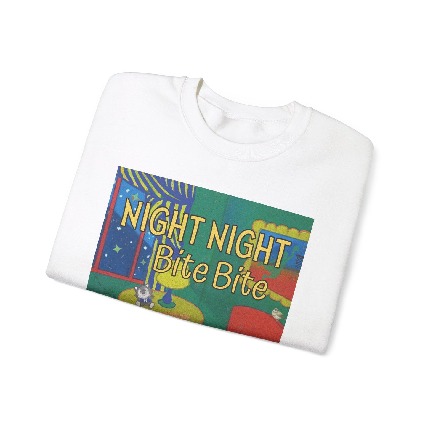 Night Night Bite Bite | Crewneck Sweatshirt