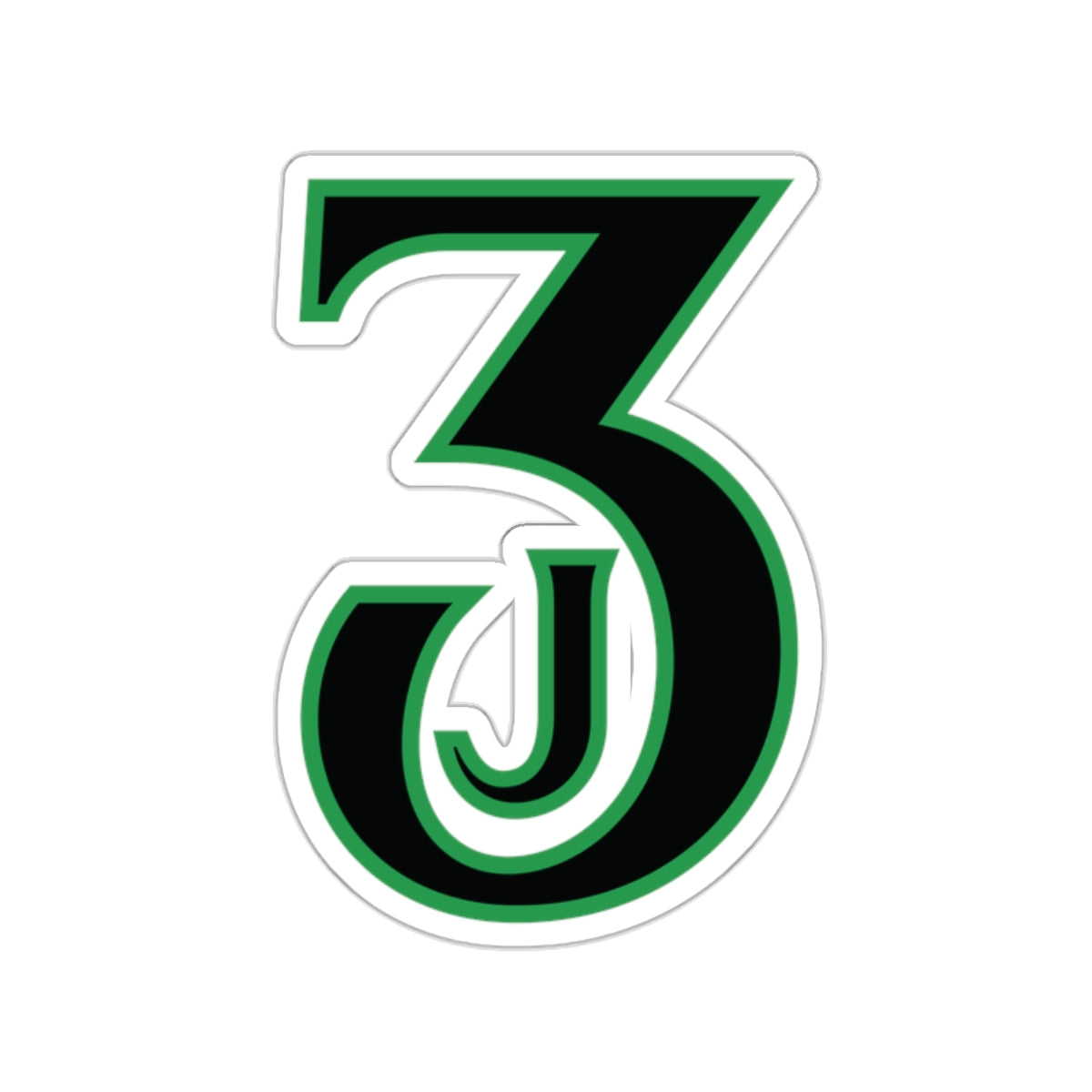 Jaden J3 Green & Black | Sticker