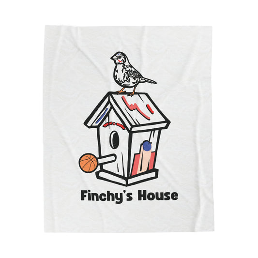 Finchy's House | Velveteen Plush Blanket