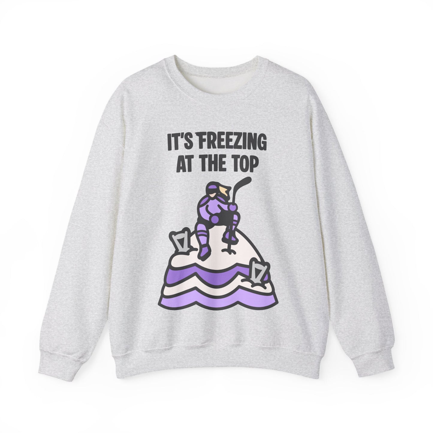 Minnesota Hockey - It's Freezing At The Top | Minnesota Hockey Unisex Crewneck Sweatshirt