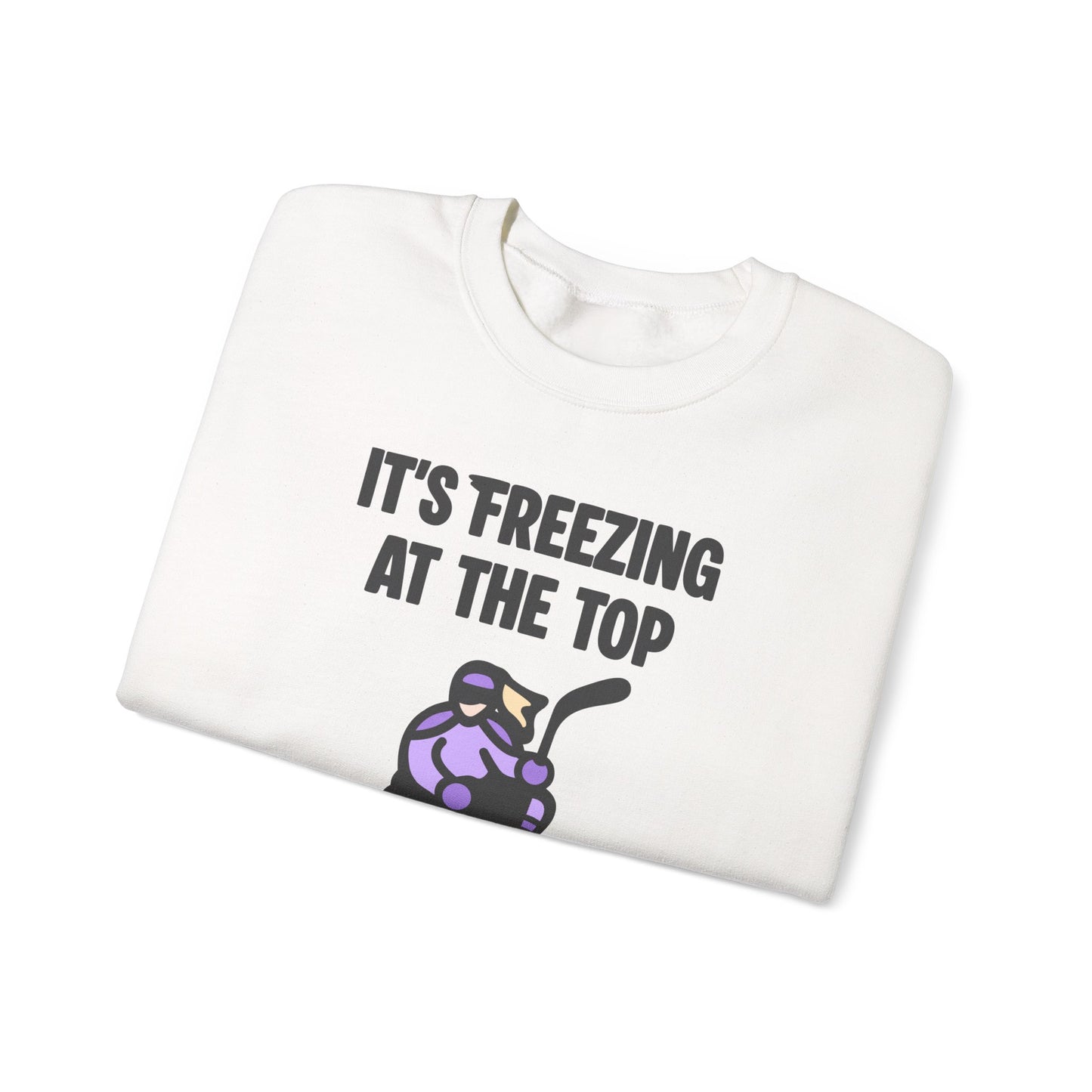 Minnesota Hockey - It's Freezing At The Top | Minnesota Hockey Unisex Crewneck Sweatshirt