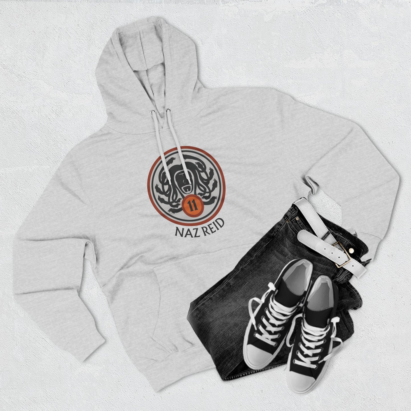 Naz Reid Medusa Orange | Hooded Sweatshirt