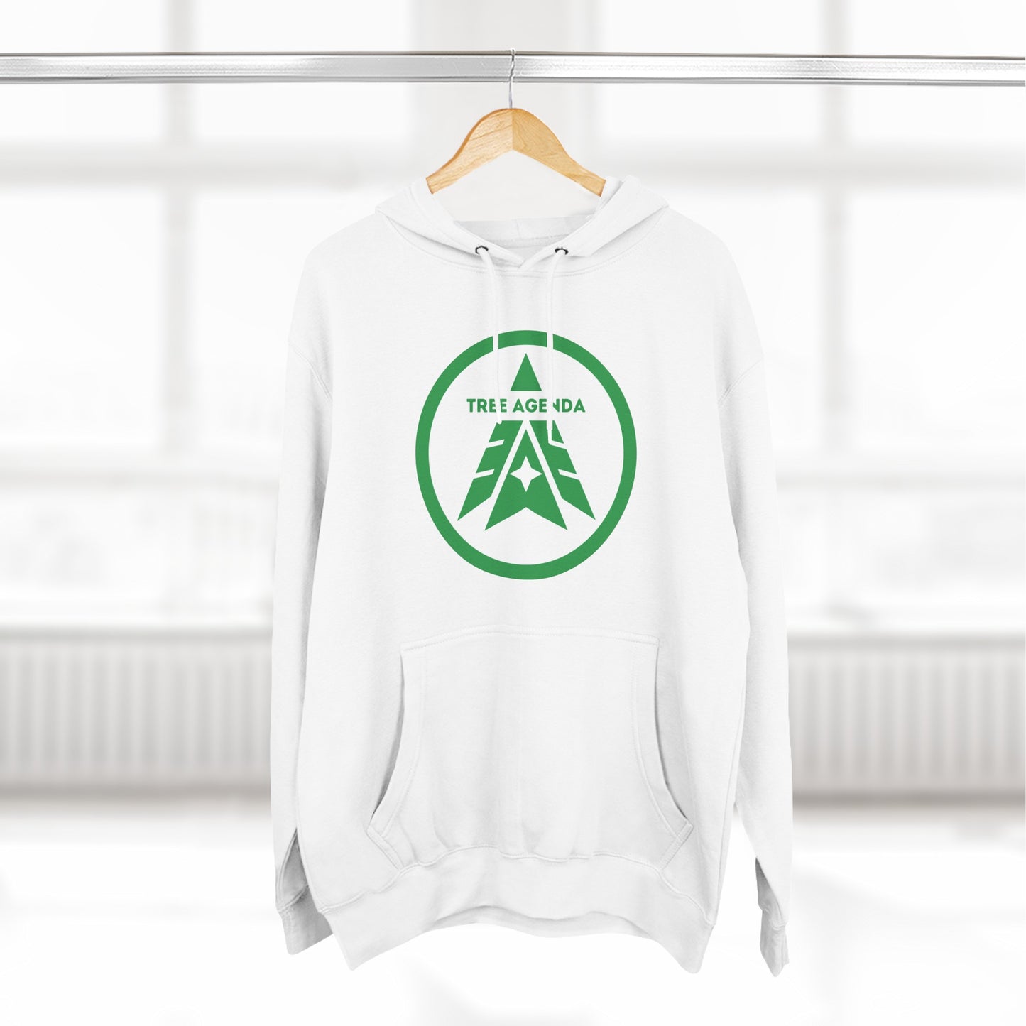 Tree Agenda Green | Hooded Sweatshirt