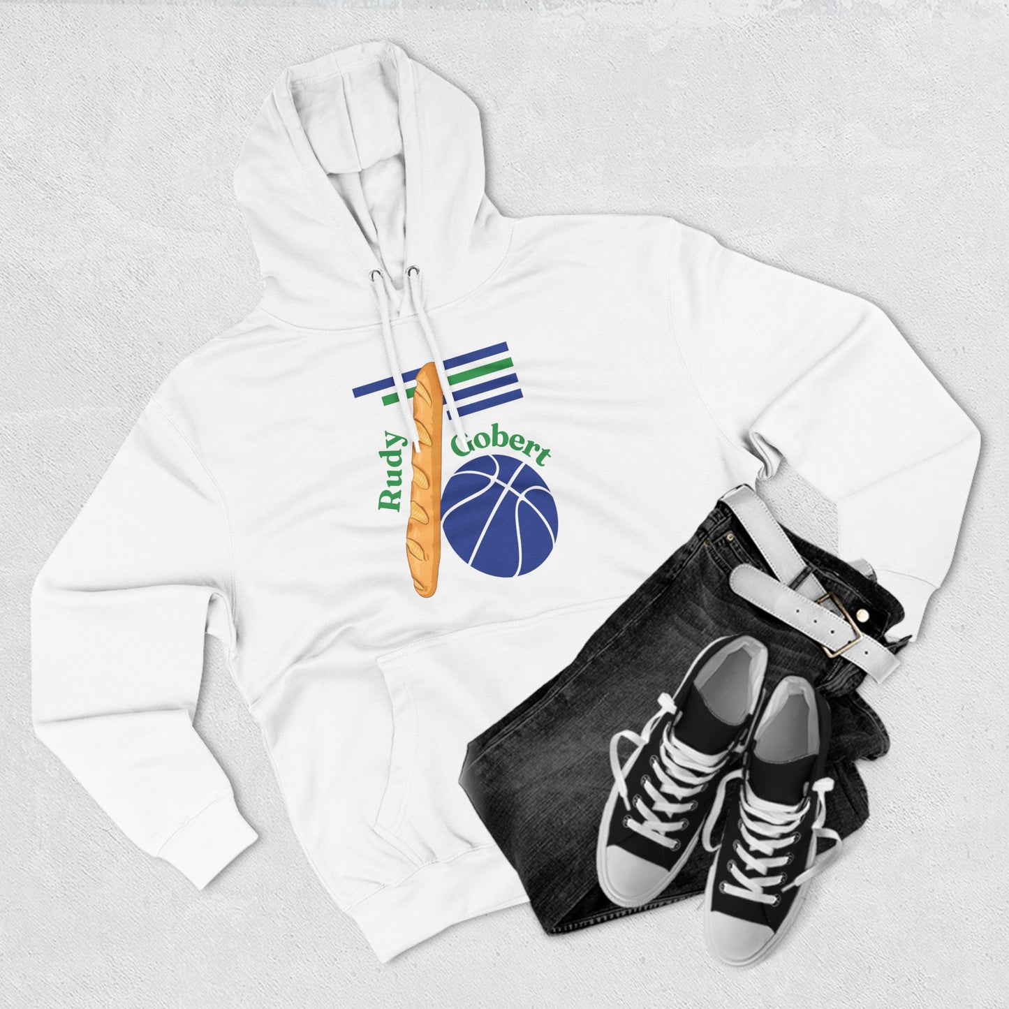 Rudy Gobert Blue | Hooded Sweatshirt