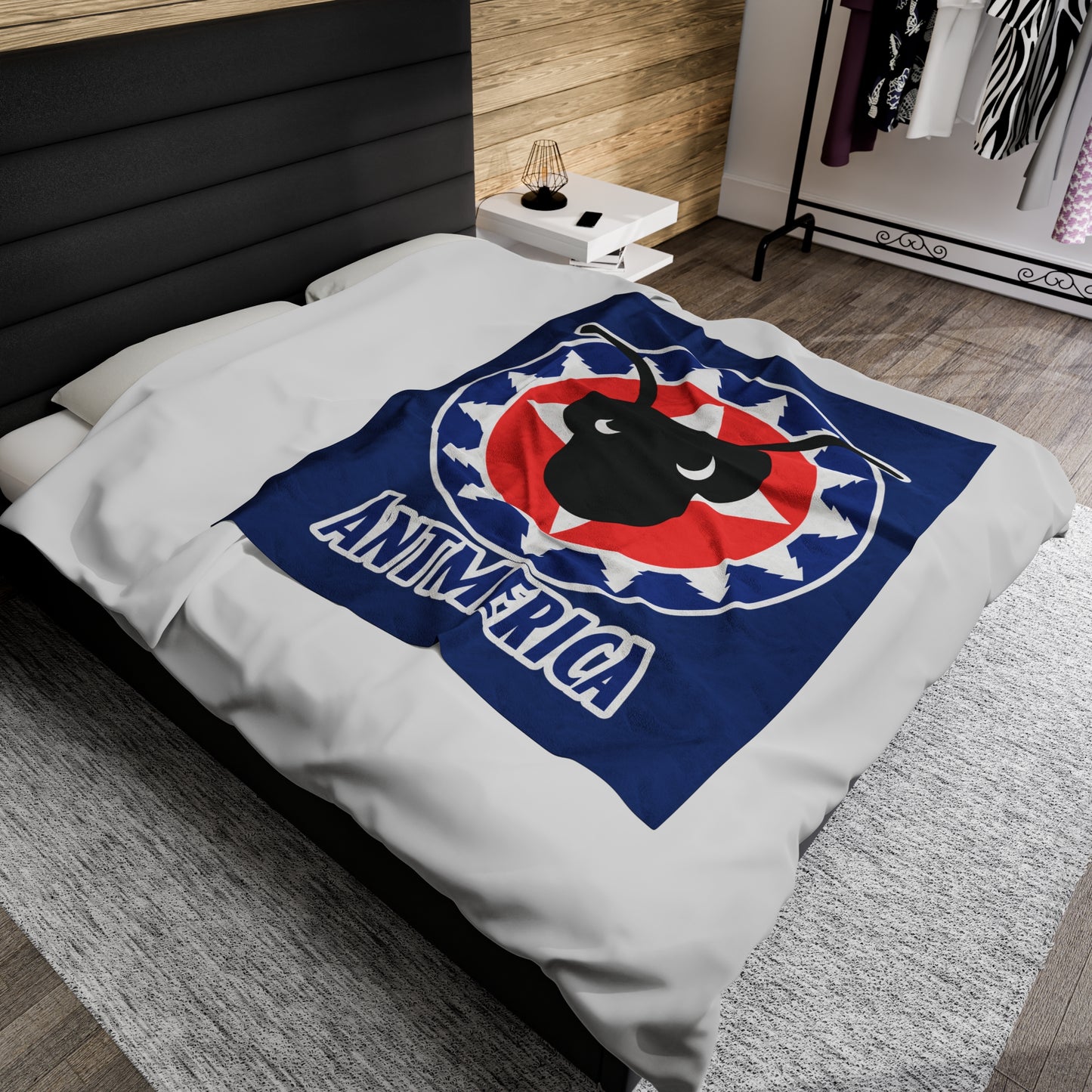 Antmerica Olympics | Velveteen Plush Blanket