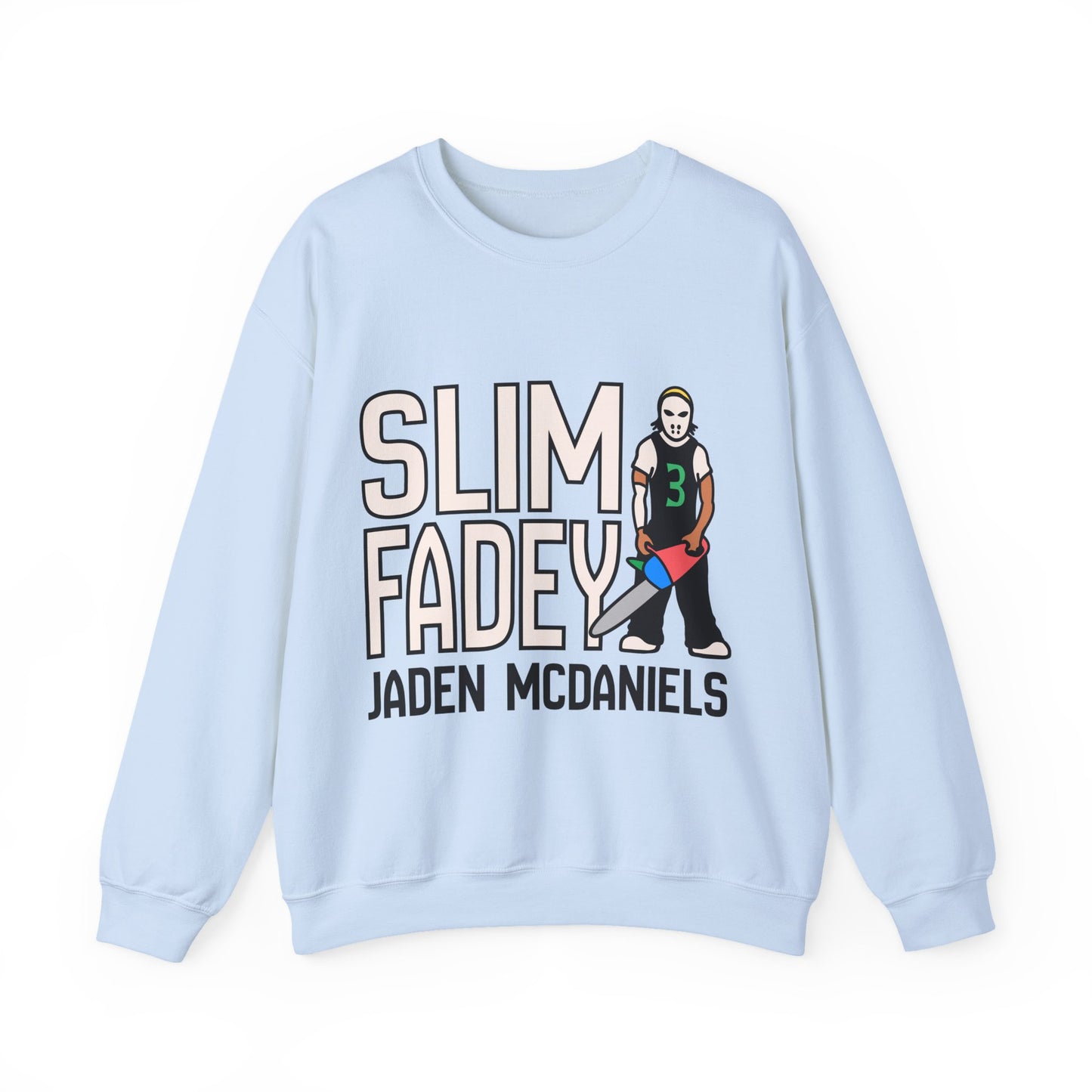 Jaden McDaniels - SLIM FADEY | Jaden McDaniels Unisex Crewneck Sweatshirt