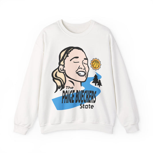 The Paige Bueckers State | Paige Bueckers Unisex Crewneck Sweatshirt