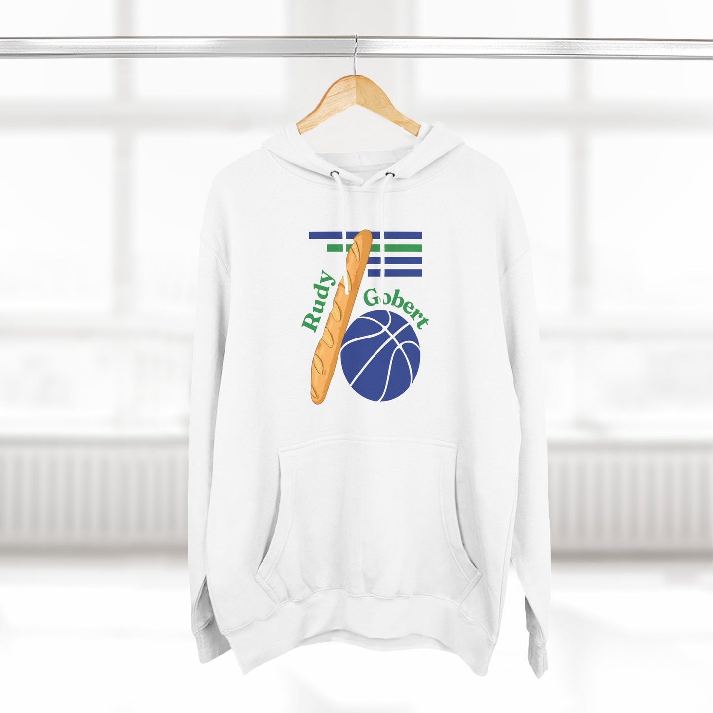 Rudy Gobert Blue | Hooded Sweatshirt