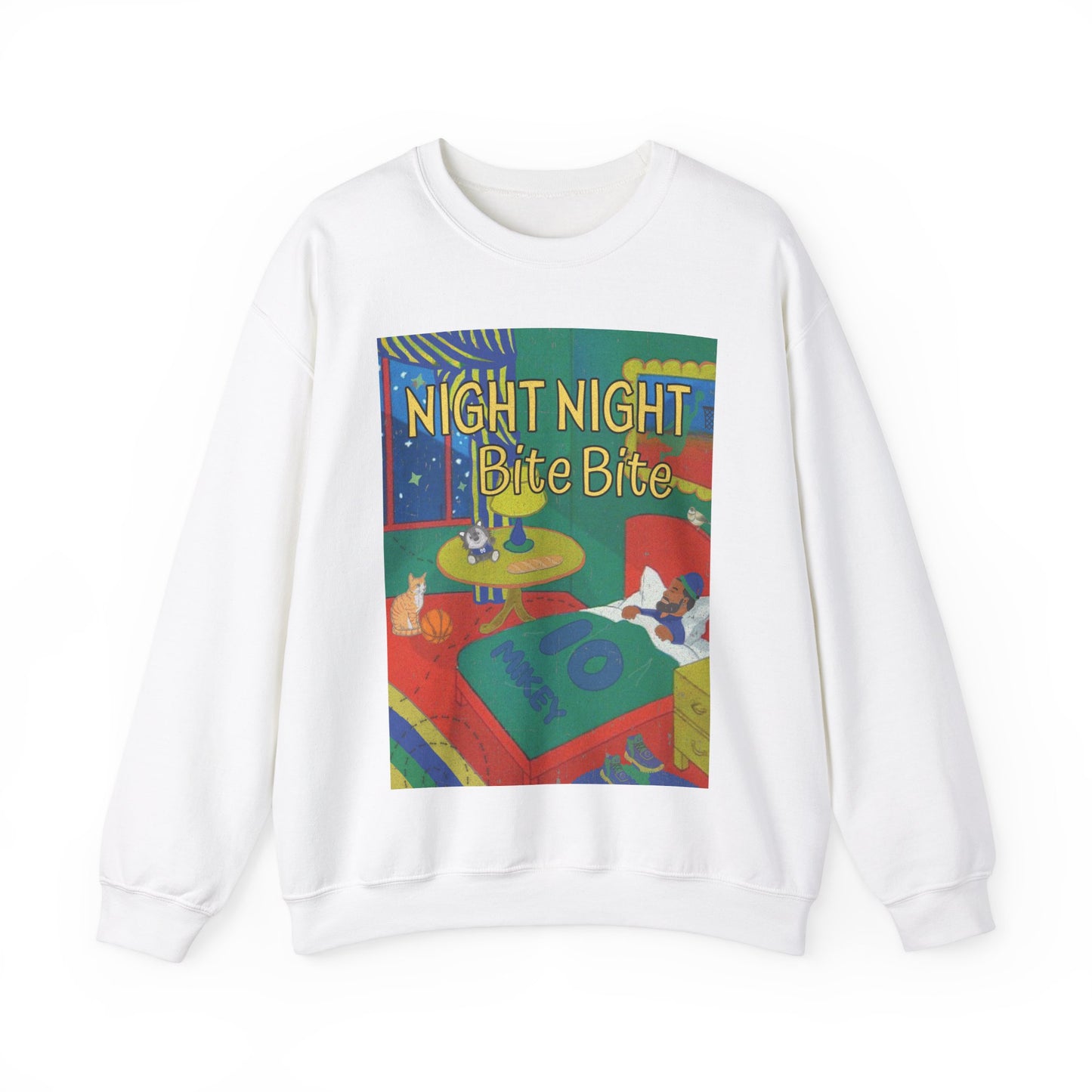 Night Night Bite Bite | Crewneck Sweatshirt