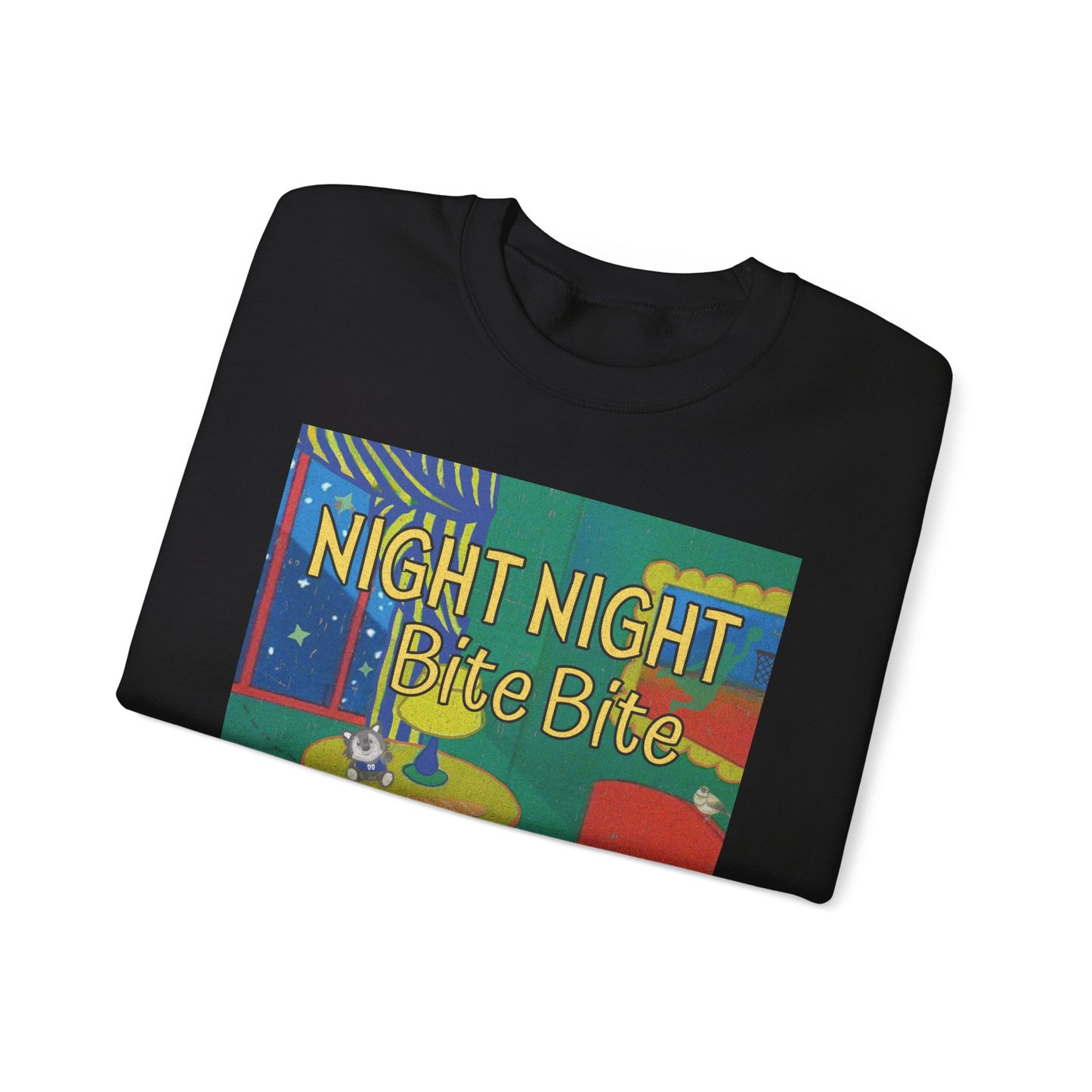 Night Night Bite Bite | Crewneck Sweatshirt