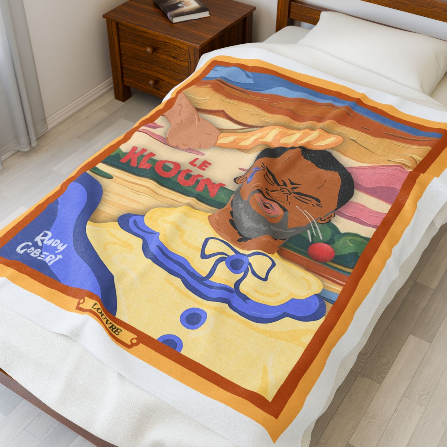 Le Kloun | Rudy Gobert Velveteen Plush Blanket