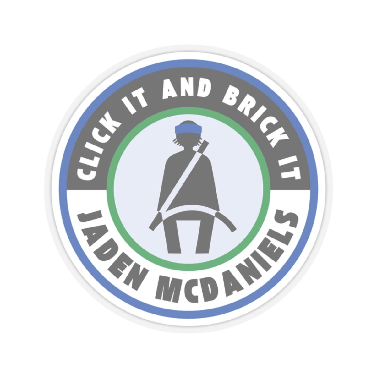 Click It And Brick It | Jaden McDaniels | Sticker