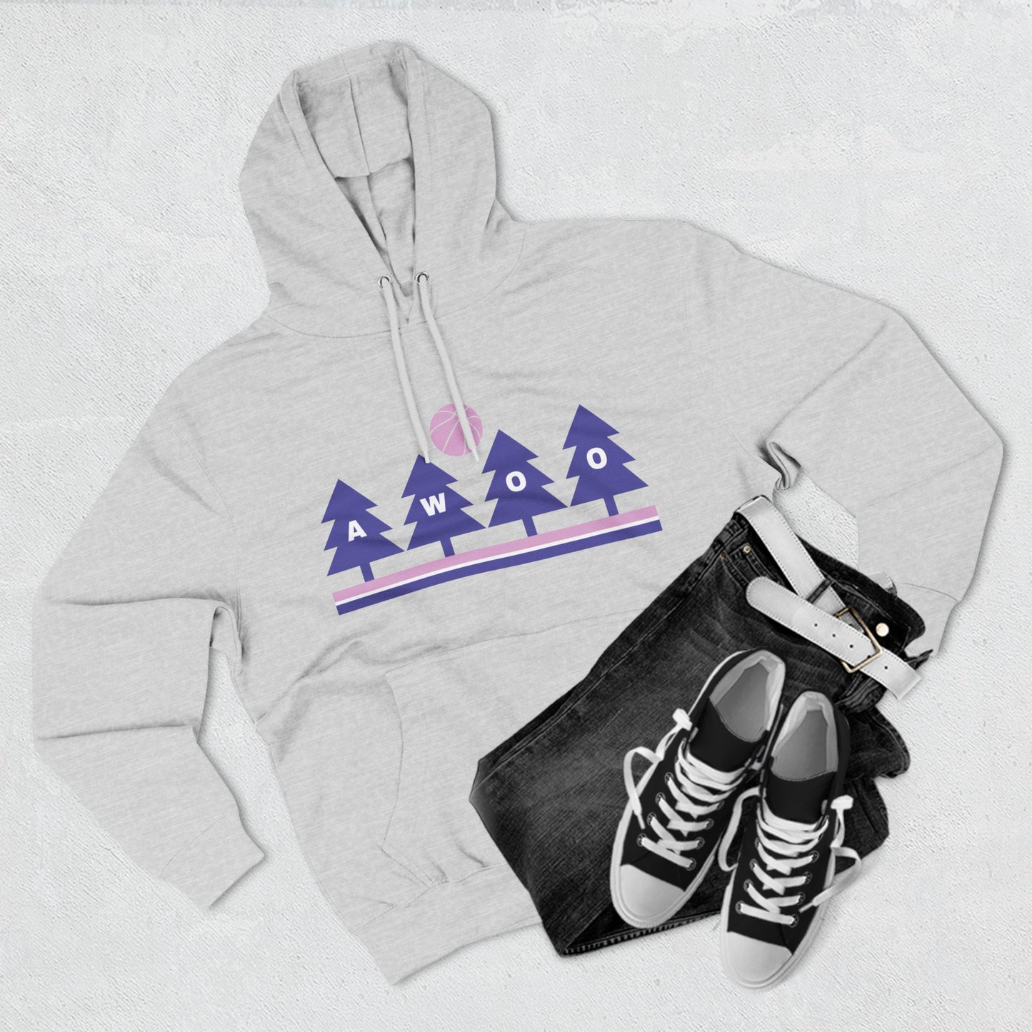 Awoo Purple & Pink | Hooded Sweatshirt