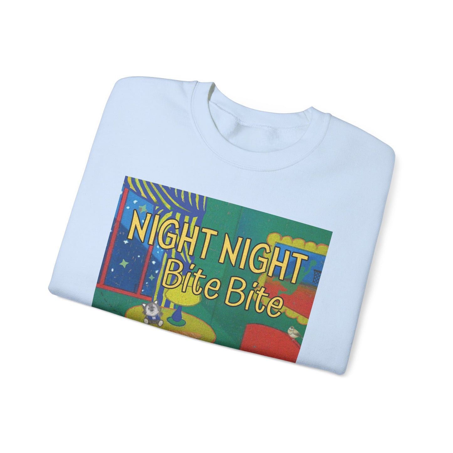 Night Night Bite Bite | Crewneck Sweatshirt