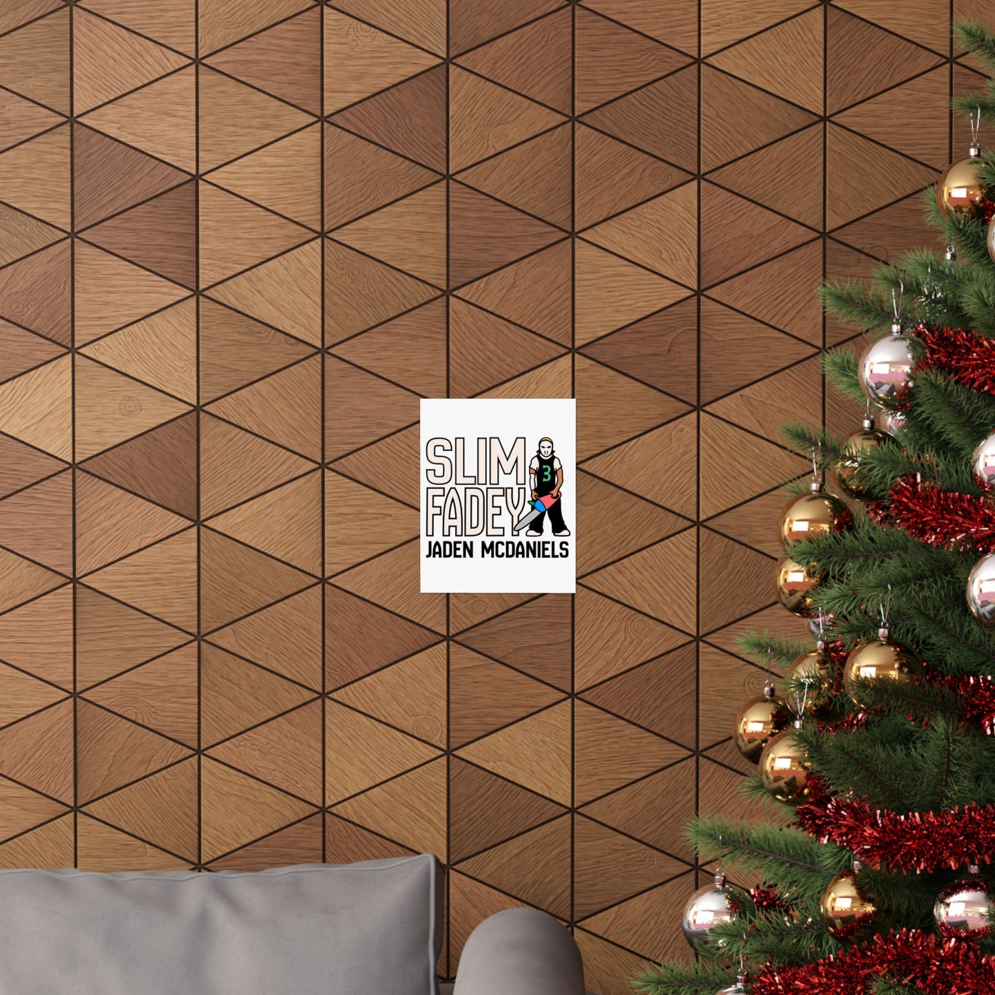 Jaden McDaniels - SLIM FADEY | Jaden McDaniels 8 x 10 Inch Poster