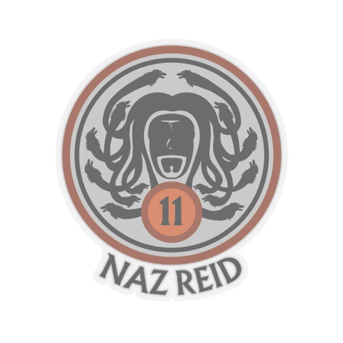 Naz Reid Medusa Orange | Sticker