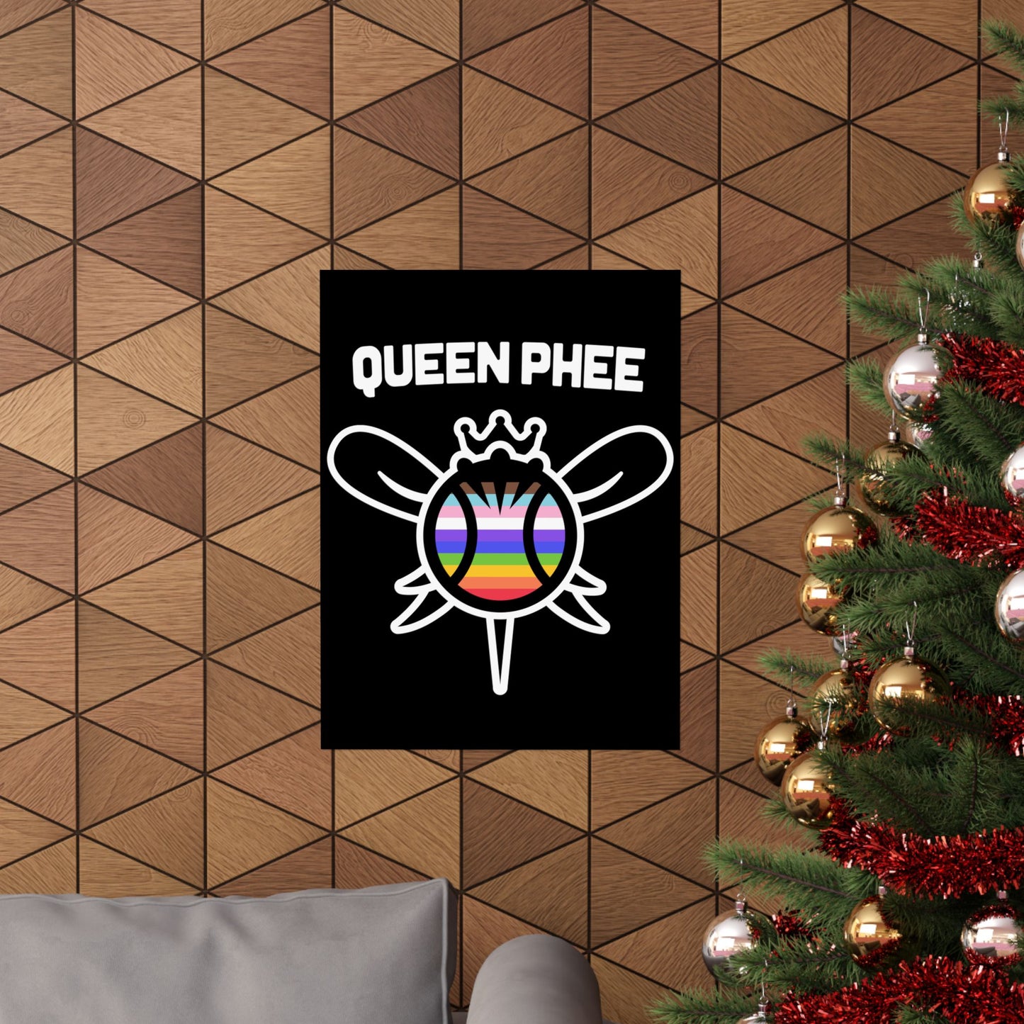 QUEEN PHEE | Napheesa Collier PRIDE | 18 x 24 Poster
